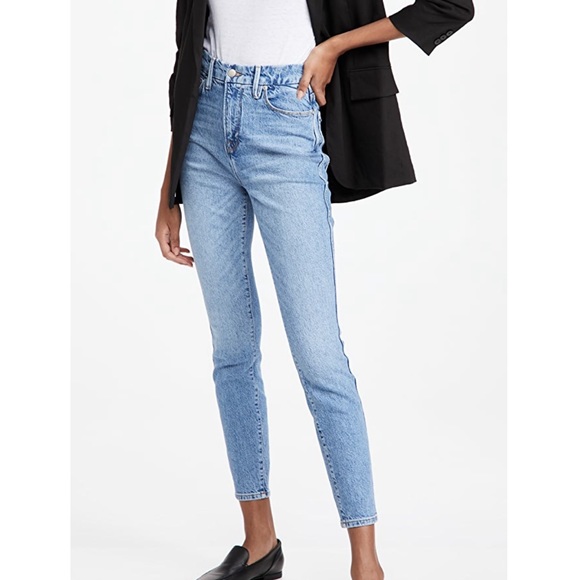 Good American Good Curve Skinny Deco Yoke Jeans - Picture 2 of 16